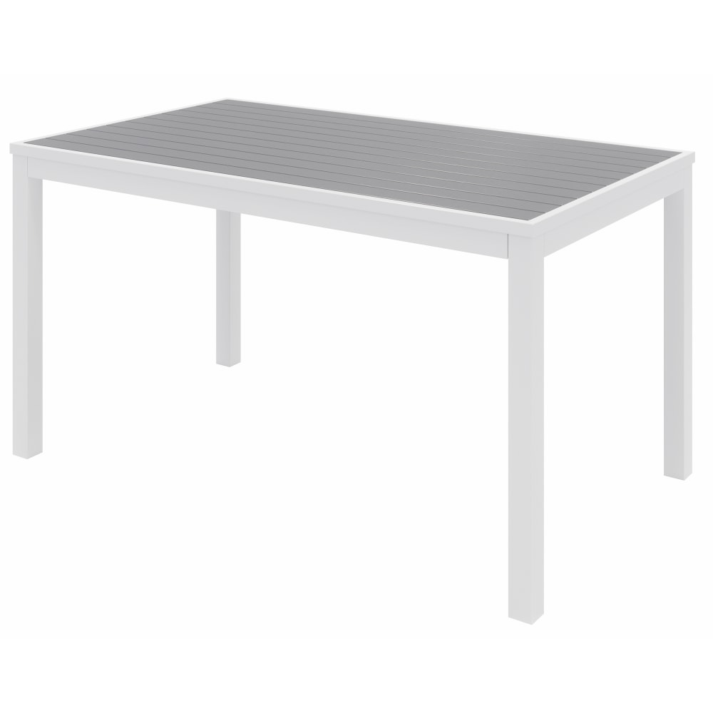 KFI Studios Eveleen Rectangle Outdoor Patio Table, 29”H