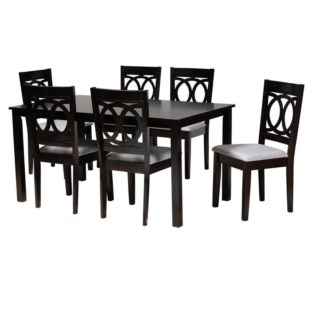 Baxton Studio Lenoir Dining Set, 29-3/16”H x 59-1/16”W