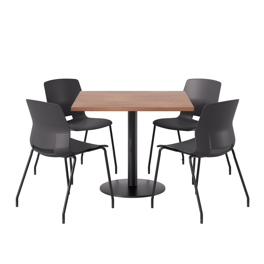 KFI Studios Proof Cafe Pedestal Table With Imme