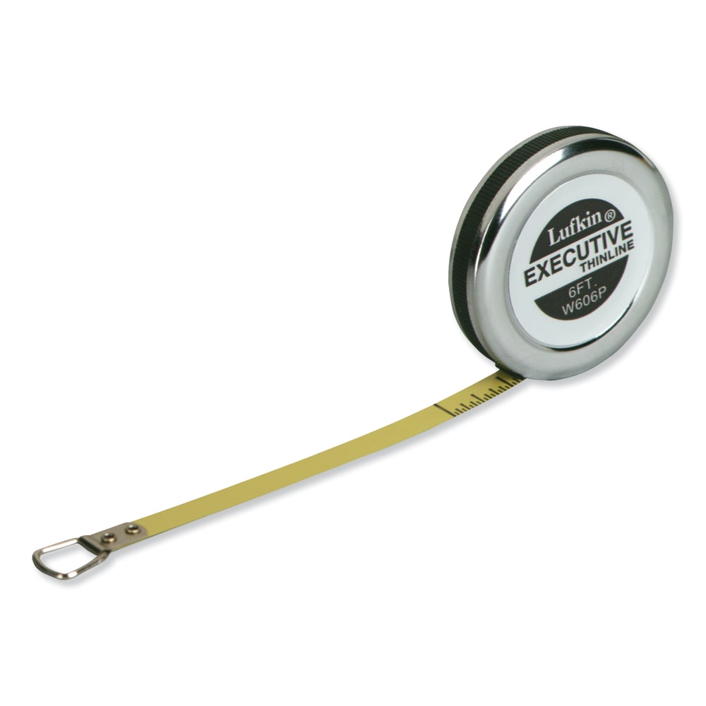 Apex Executive Diameter Pocket Measuring Tapes, 1/4 in