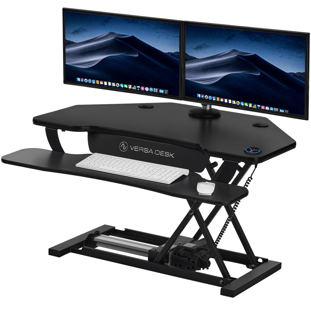 VersaDesk PowerPro Corner Sit-To-Stand Height-Adjustable Electric