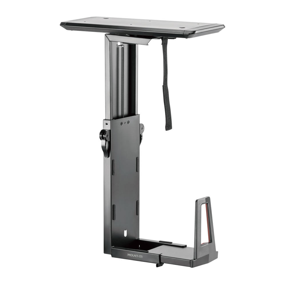 Mount-It! Deluxe CPU Mount with Sliding Track, Matte
