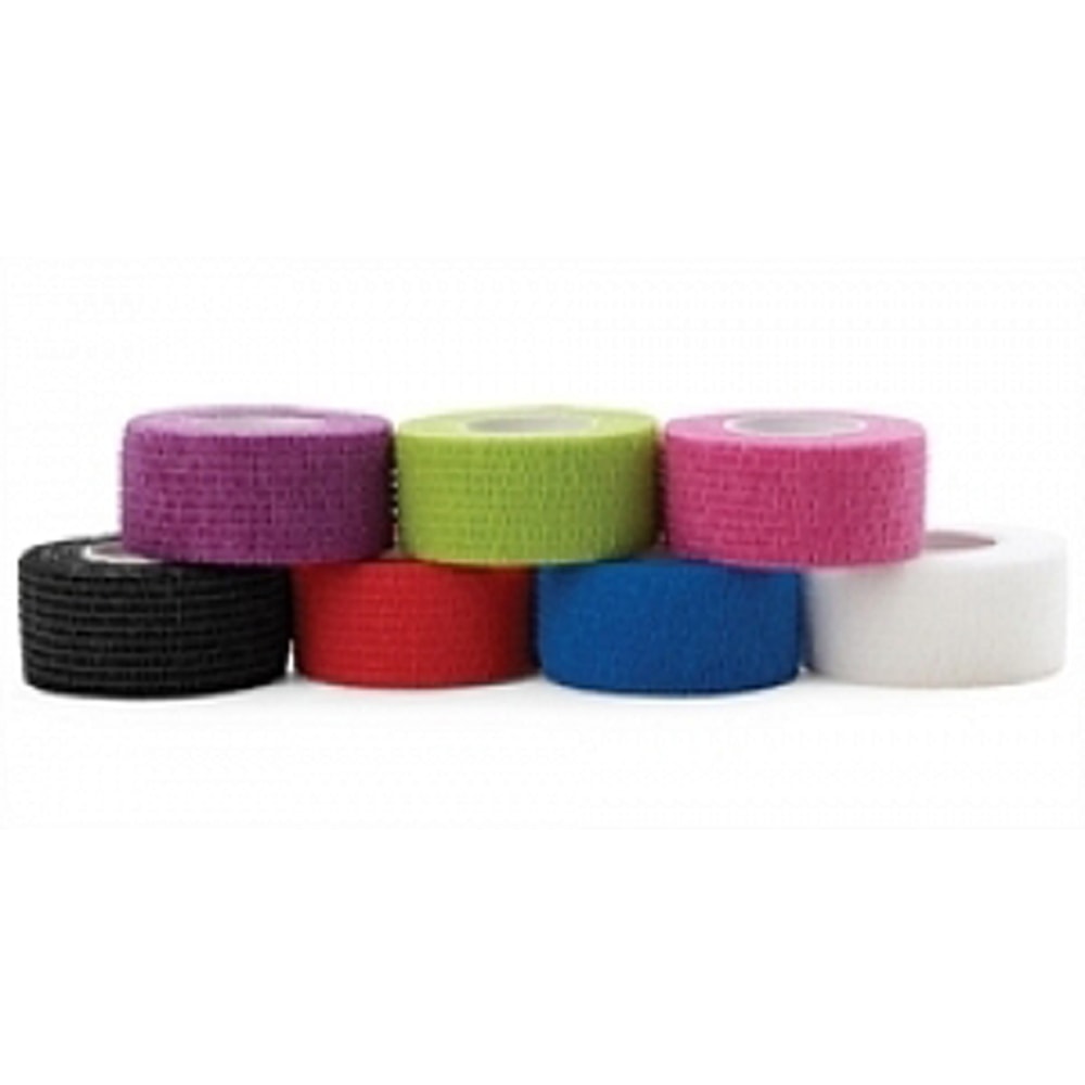 Medline Caring Non-Sterile Self-Adherent Elastic Wraps, 1" x