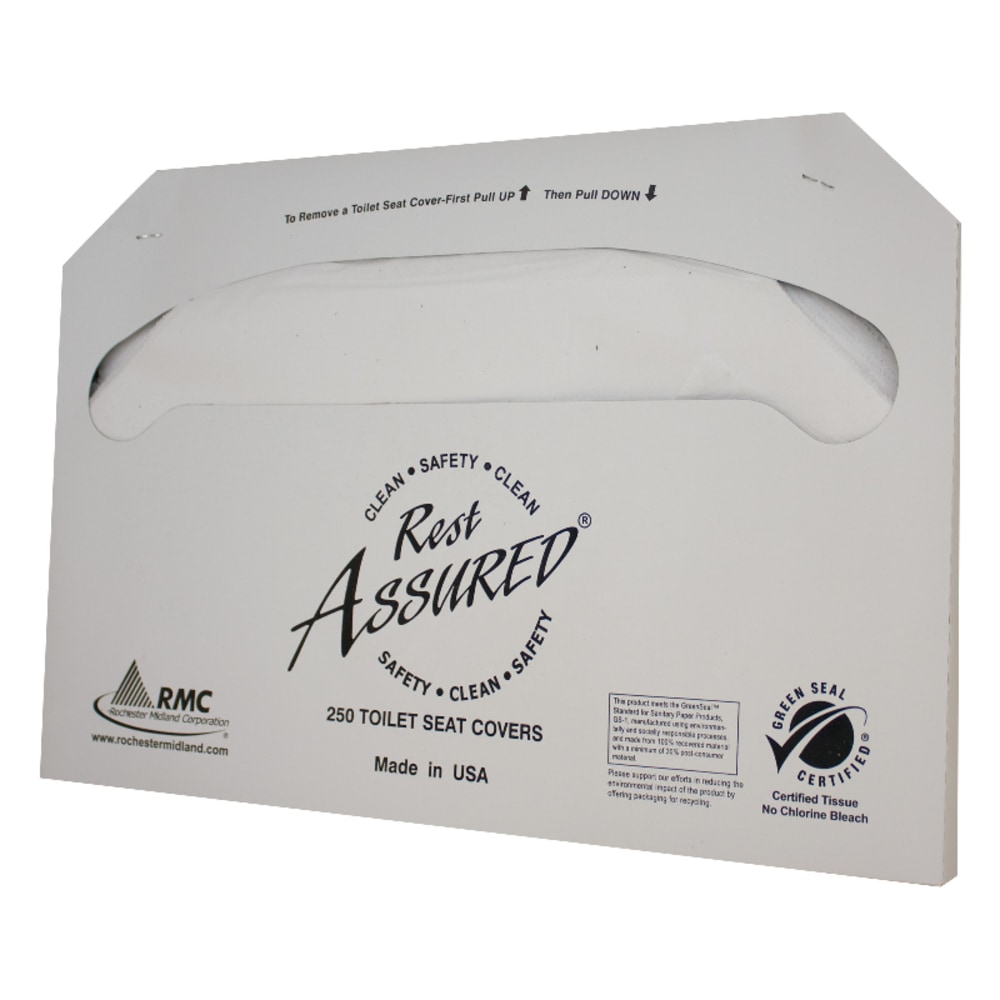 Impact Rest Assured Toilet Seat Covers, 100% Recycled,