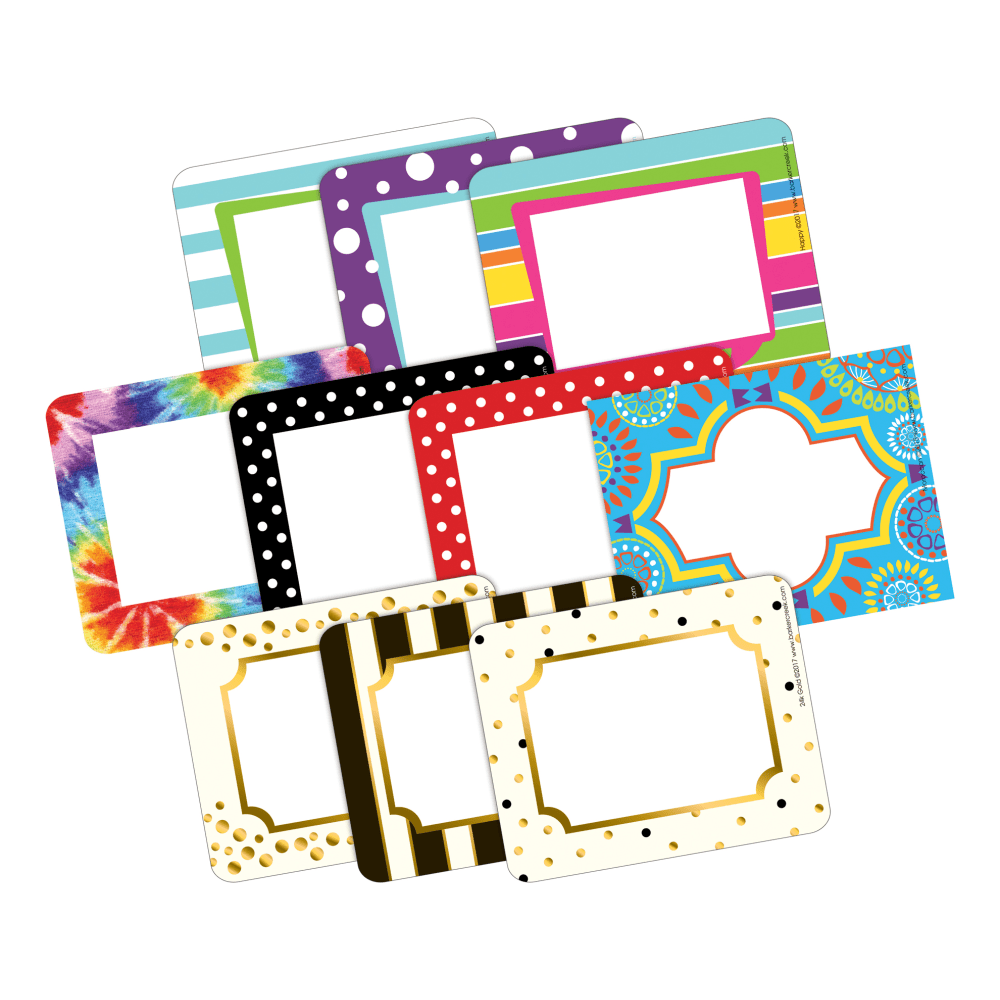 Barker Creek Curated Collection Name Tags, 3-1/2" x