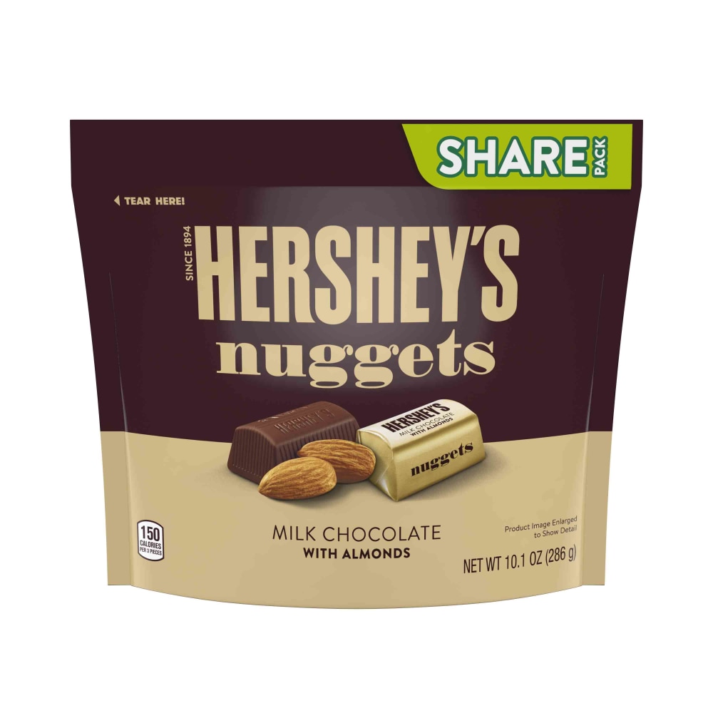Hershey's® Nuggets Milk Chocolate With Almonds Candy, 10,1