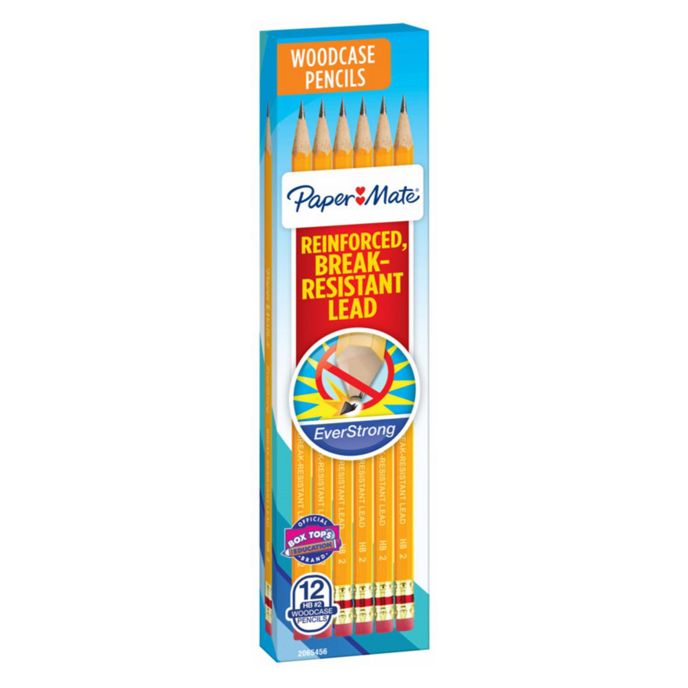Paper Mate® Everstrong Break-Resistant Pencils, #2 HB Lead,