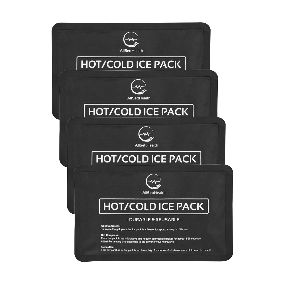 AllSett Health® Reusable Soft Gel Packs For Injuries,