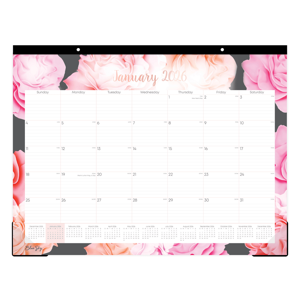2026 Blue Sky Monthly Desk Pad Calendar, 22"