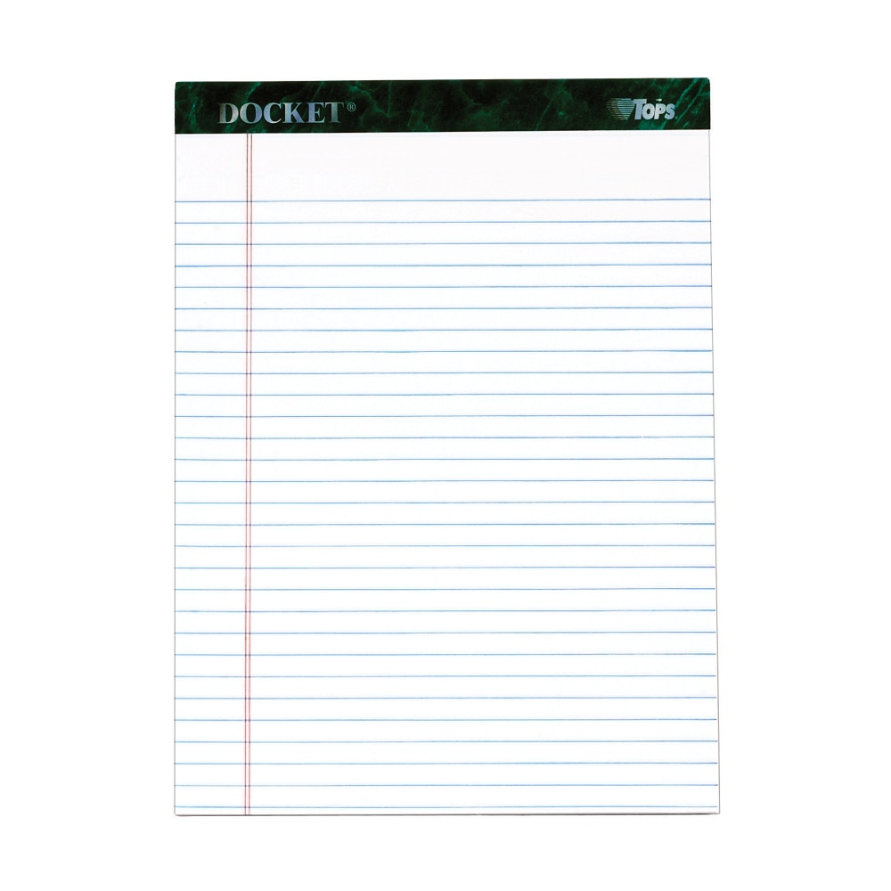 TOPS™ Docket™ Writing Pads, 8 1/2" x 11