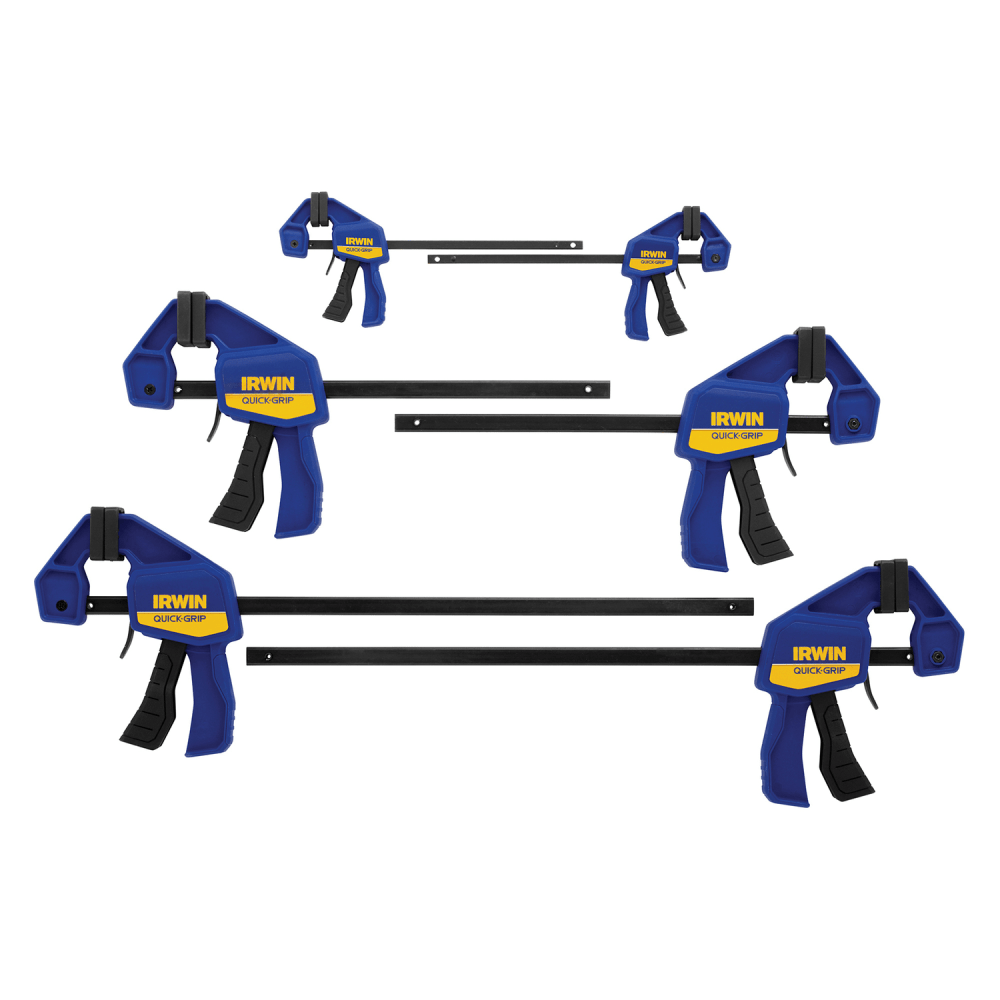 IRWIN® QUICK-GRIP® 6-Piece 1-Handed Mini Bar Clamp Set