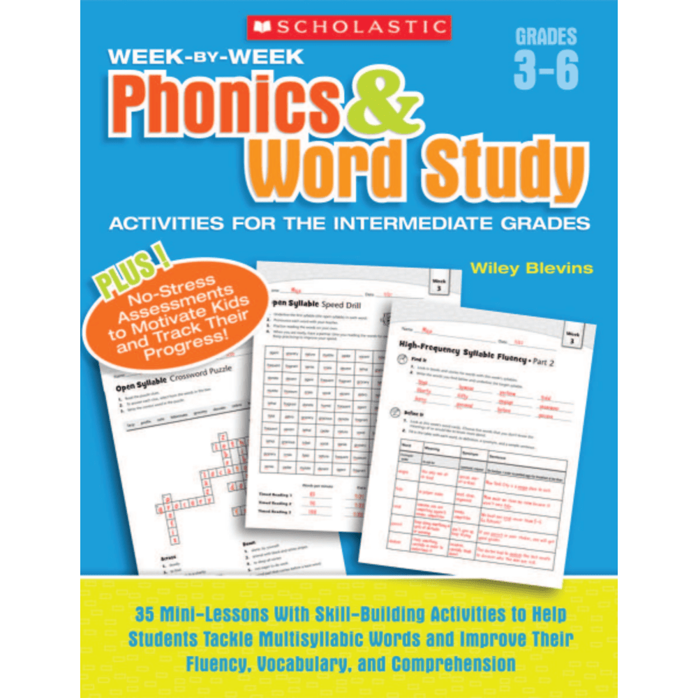 Scholastic Week-by-Week Phonics & Word Study Activities For