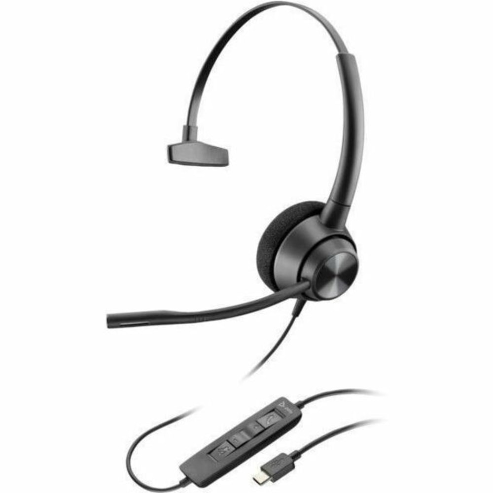 Poly EncorePro 310 USB-C Monoaural Headset TAA -