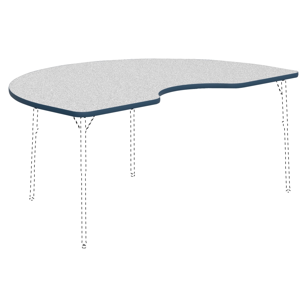 Lorell® Classroom Kidney-Shaped Activity Table Top, 72"W x