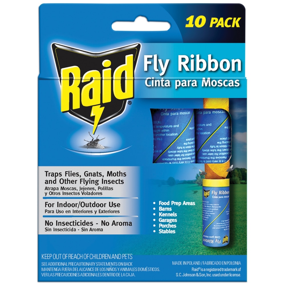 Raid® Fly Ribbons, Pack Of 10 Ribbons