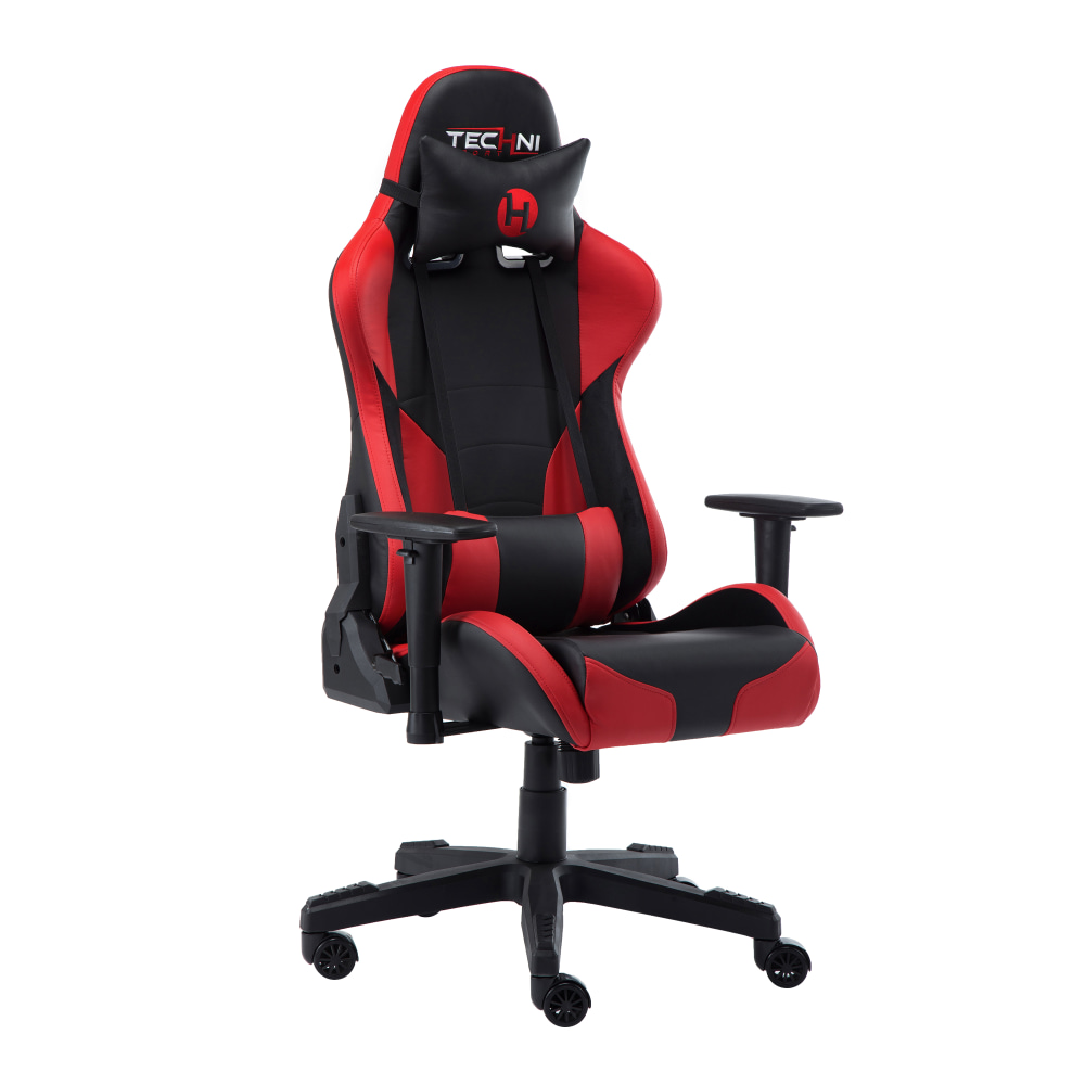 Techni Sport Ergonomic Faux Leather Computer Gaming Chair,