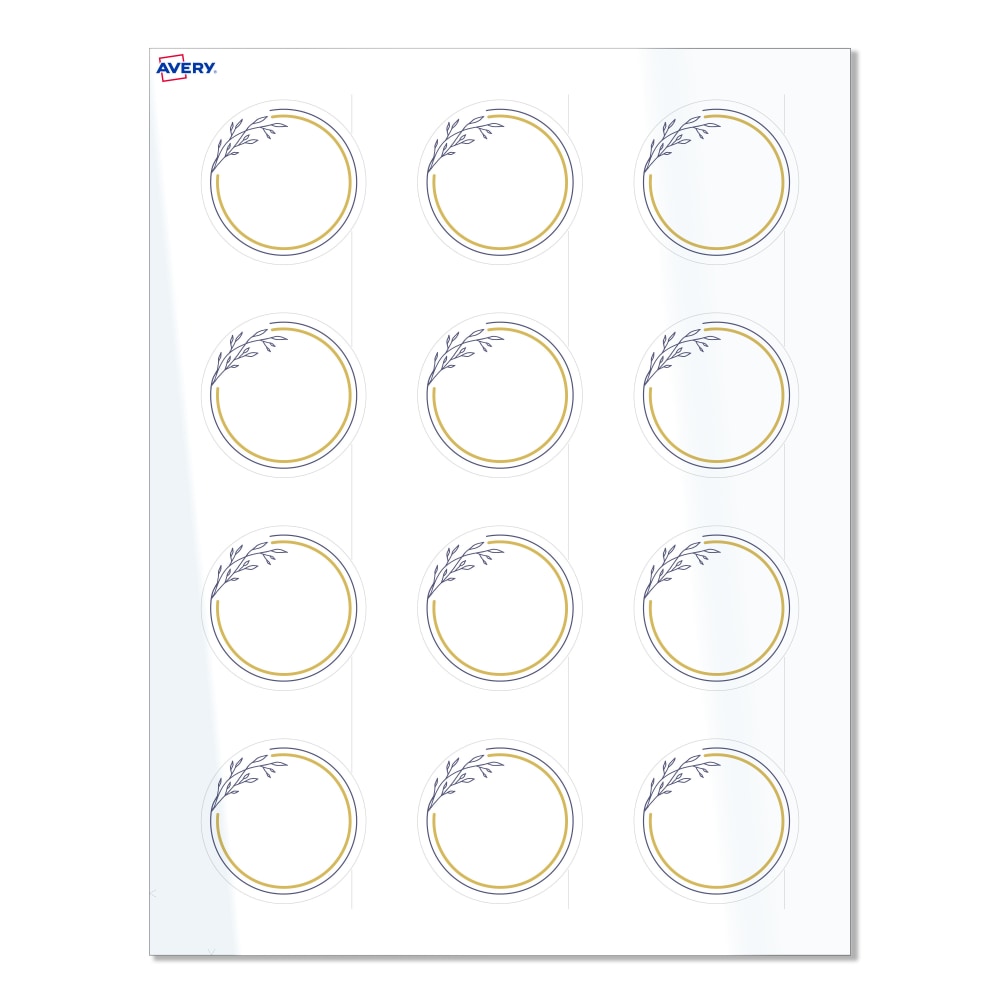 Avery® Print-To-The-Edge Labels With Sure Feed® Technology,