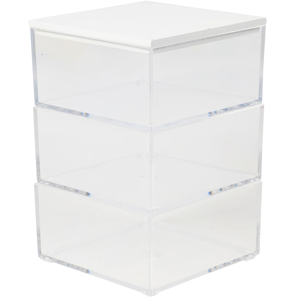 Martha Stewart Brody Plastic Storage Organizer Bins With