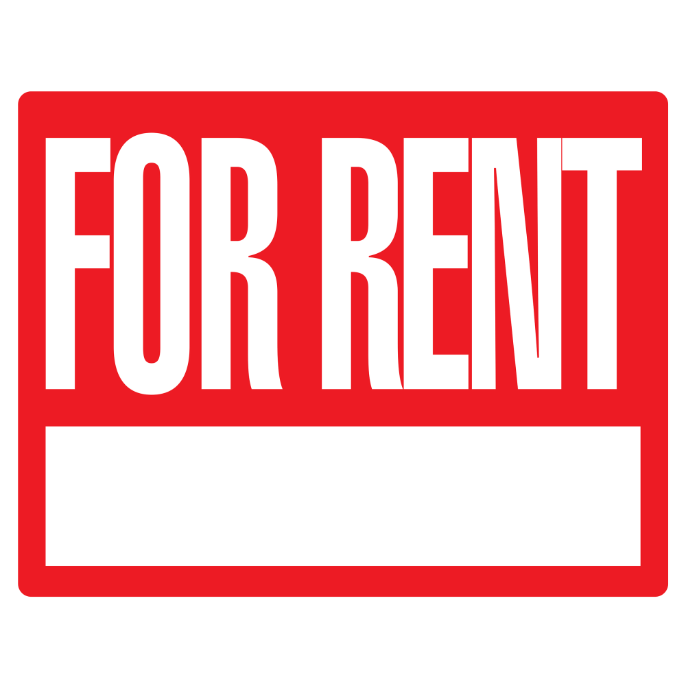 COSCO® Sign And Stake Kit, For Rent, 19"