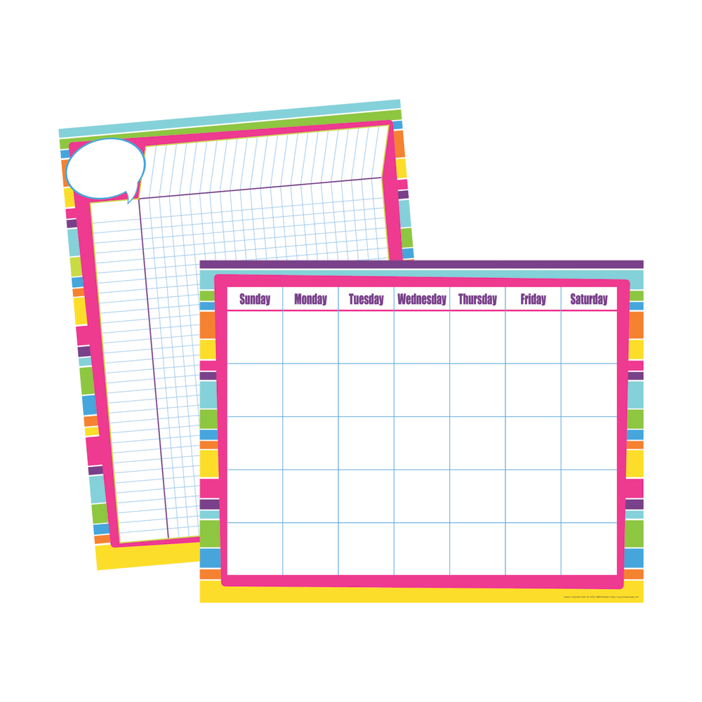 Barker Creek® Chart Set, Happy, 17" x 22",