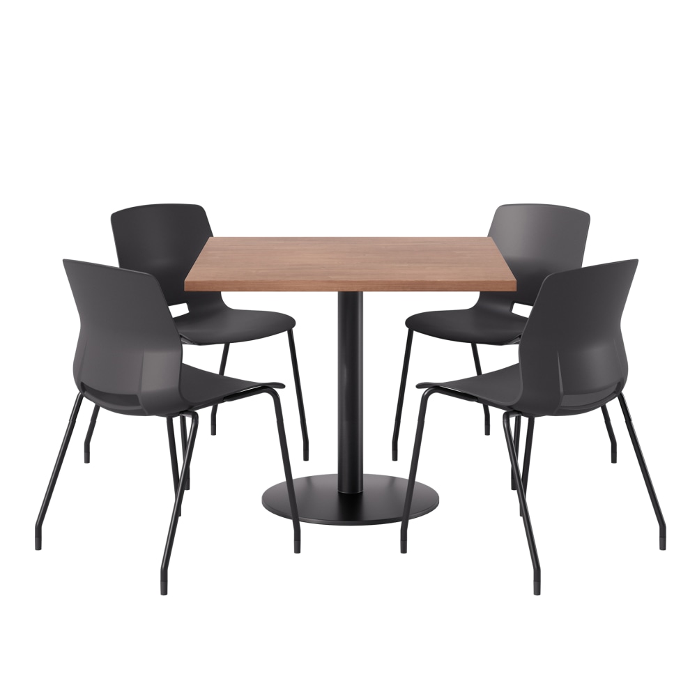 KFI Studios Proof Cafe Pedestal Table With Imme
