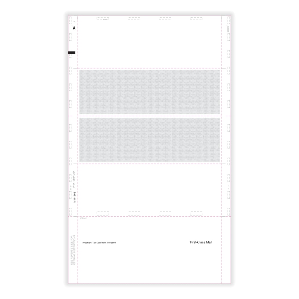 ComplyRight® W-2 Blank Tax Forms, Employee’s with Backer