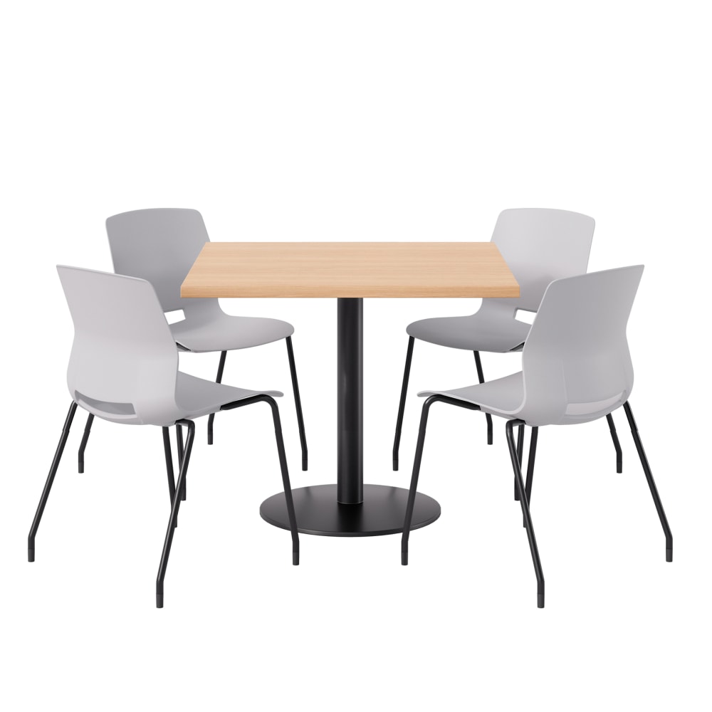 KFI Studios Proof Cafe Pedestal Table With Imme