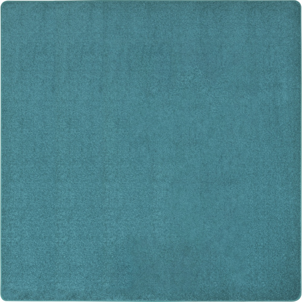 Joy Carpets Kid Essentials Solid Color Square Area