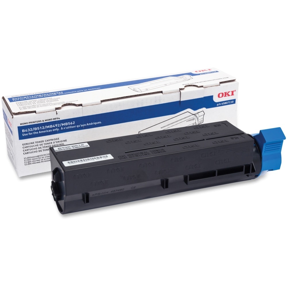 OKI® 45807110 Black Extra-High Yield Toner Cartridge