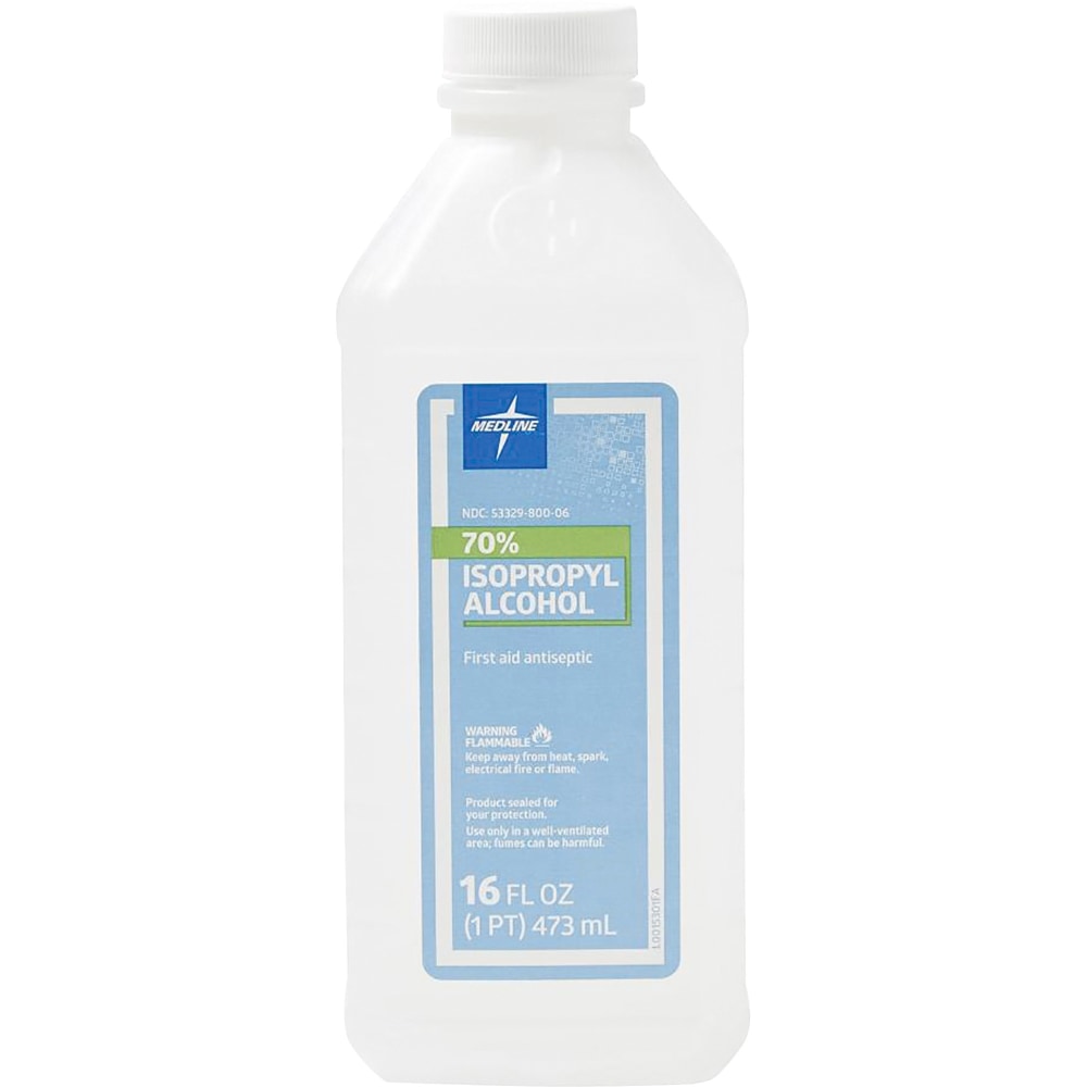 Medline Isopropyl Rubbing Alcohol - For Cut, Scrape,