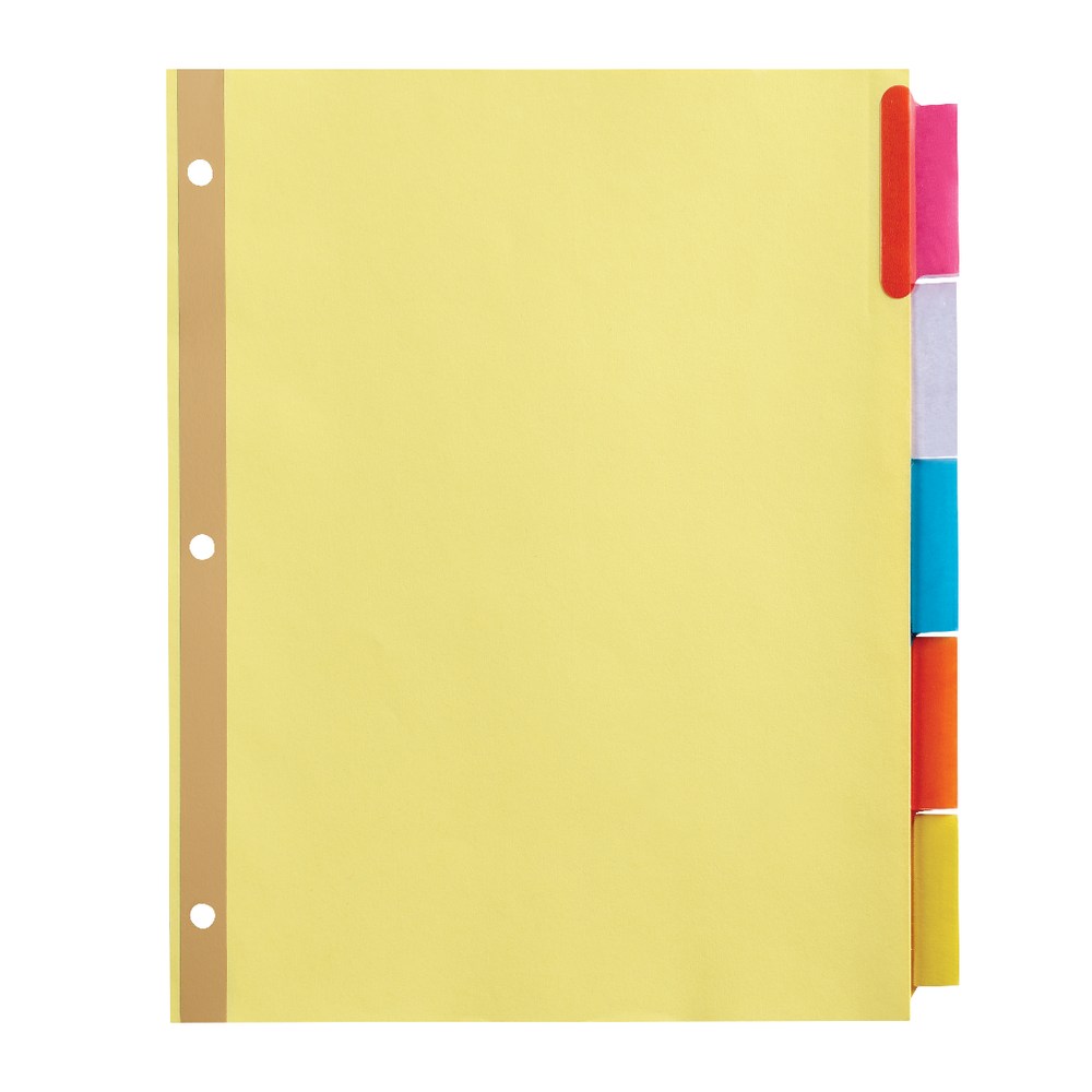 Office Depot® Brand Insertable Dividers With Big Tabs,