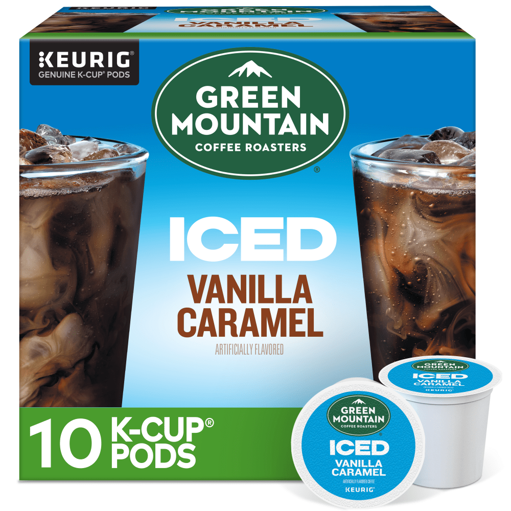 Green Mountain Coffee Roasters ICED Vanilla Caramel Single