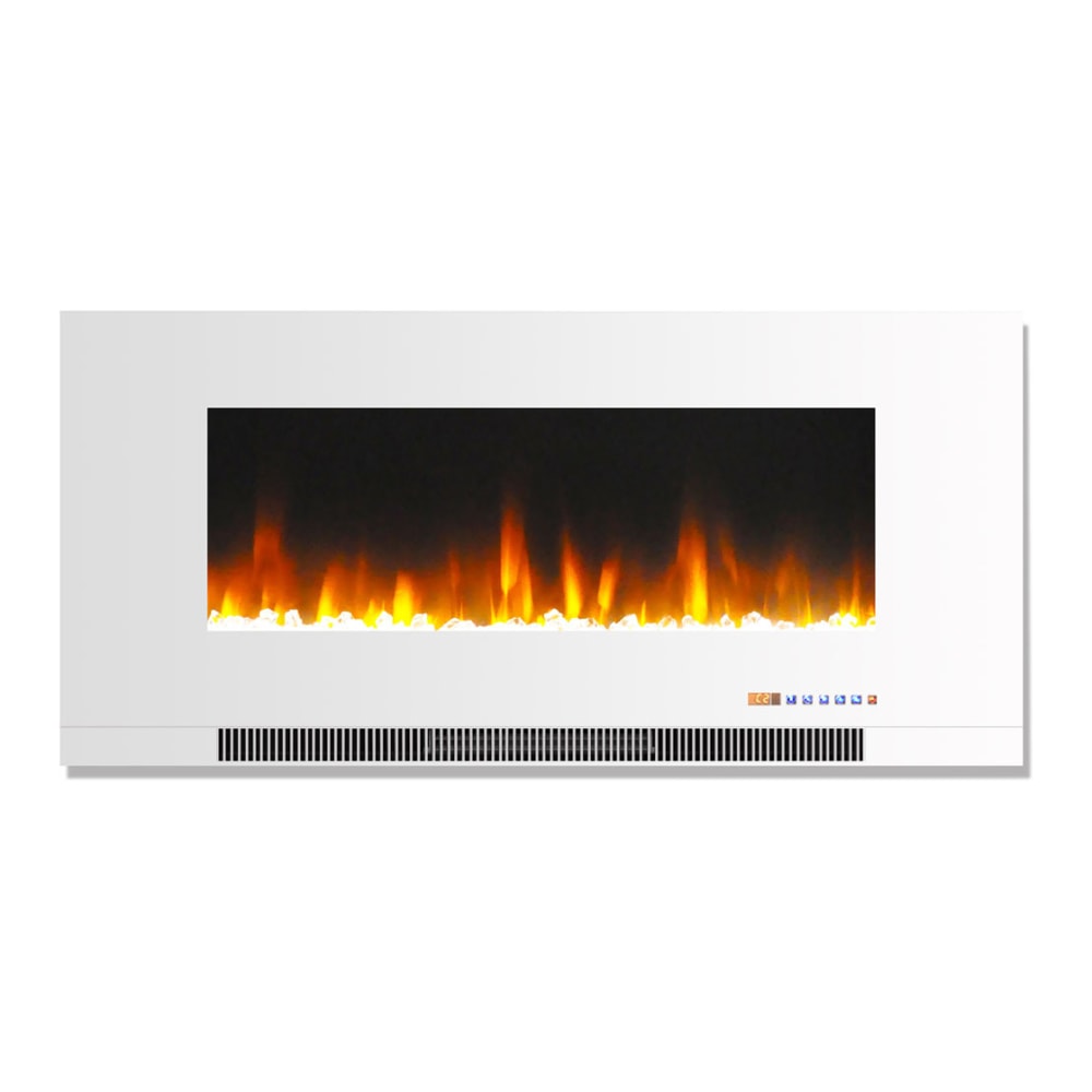 Cambridge Wall-Mount Electric Fireplace With Multicolor Flames,