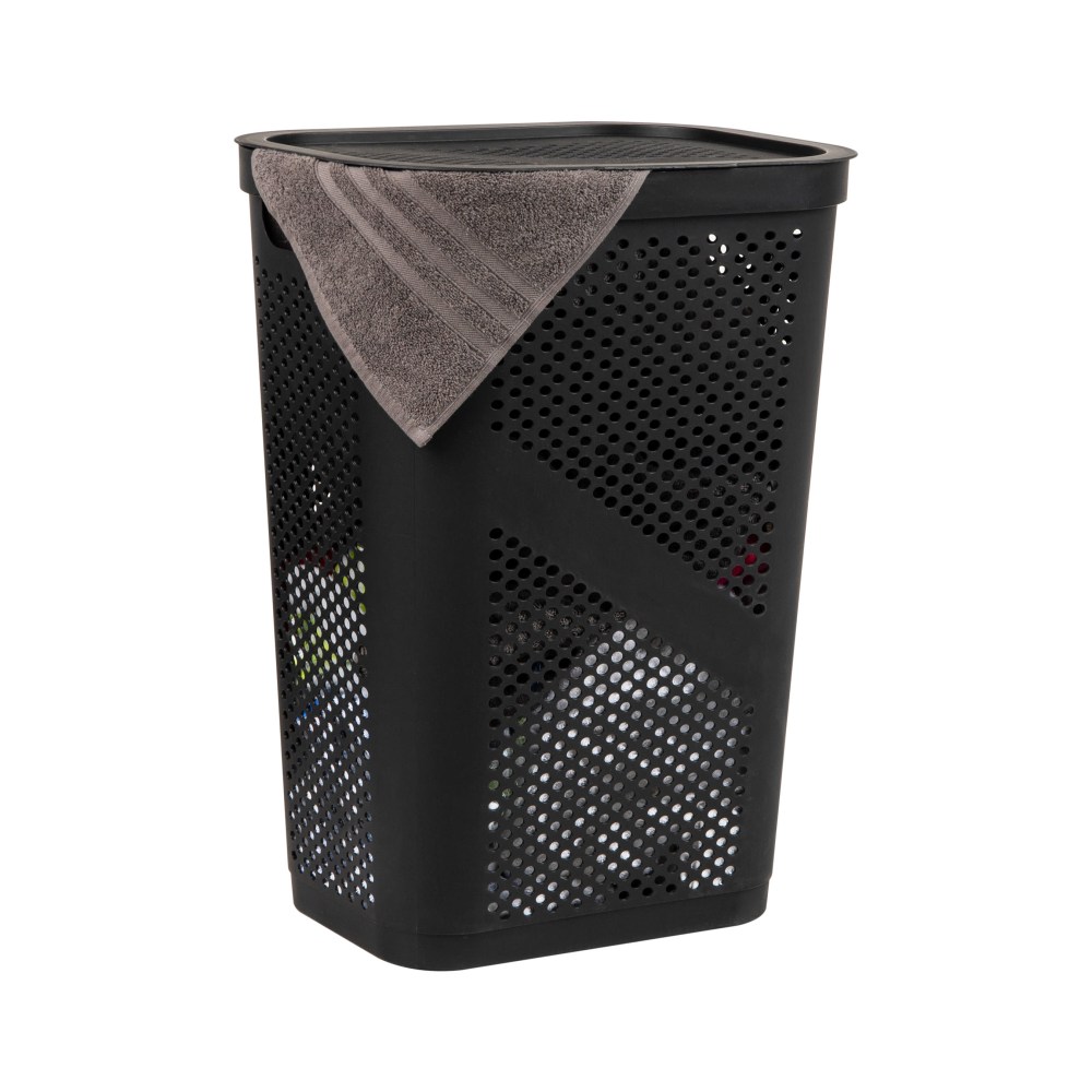 Mind Reader 60L Laundry Hamper Clothes Basket with