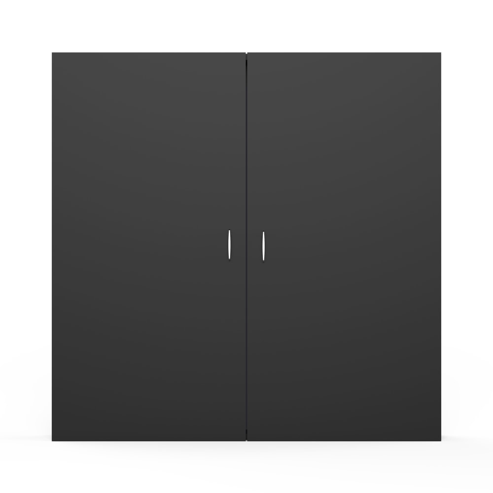 Ghent Magnetic Dry-Erase Whiteboard Cabinet, Porcelain, 48” x