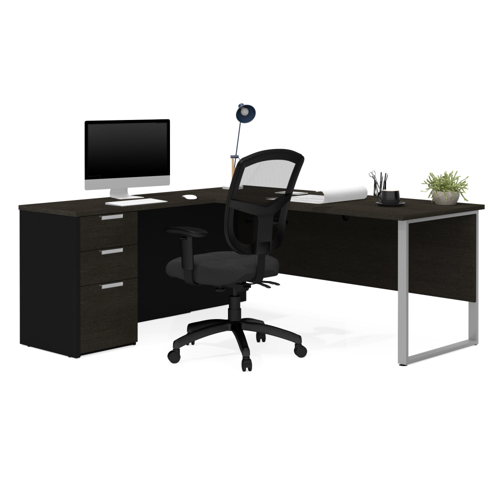 Bestar Pro-Concept Plus 72"W L-Shaped Corner Desk With