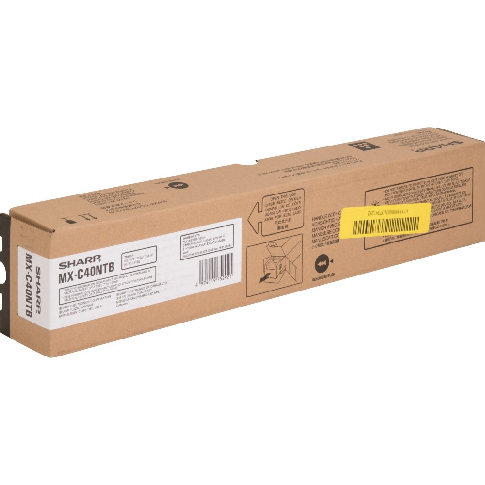 Sharp MX-C40NTB Original Toner Cartridge - Laser -
