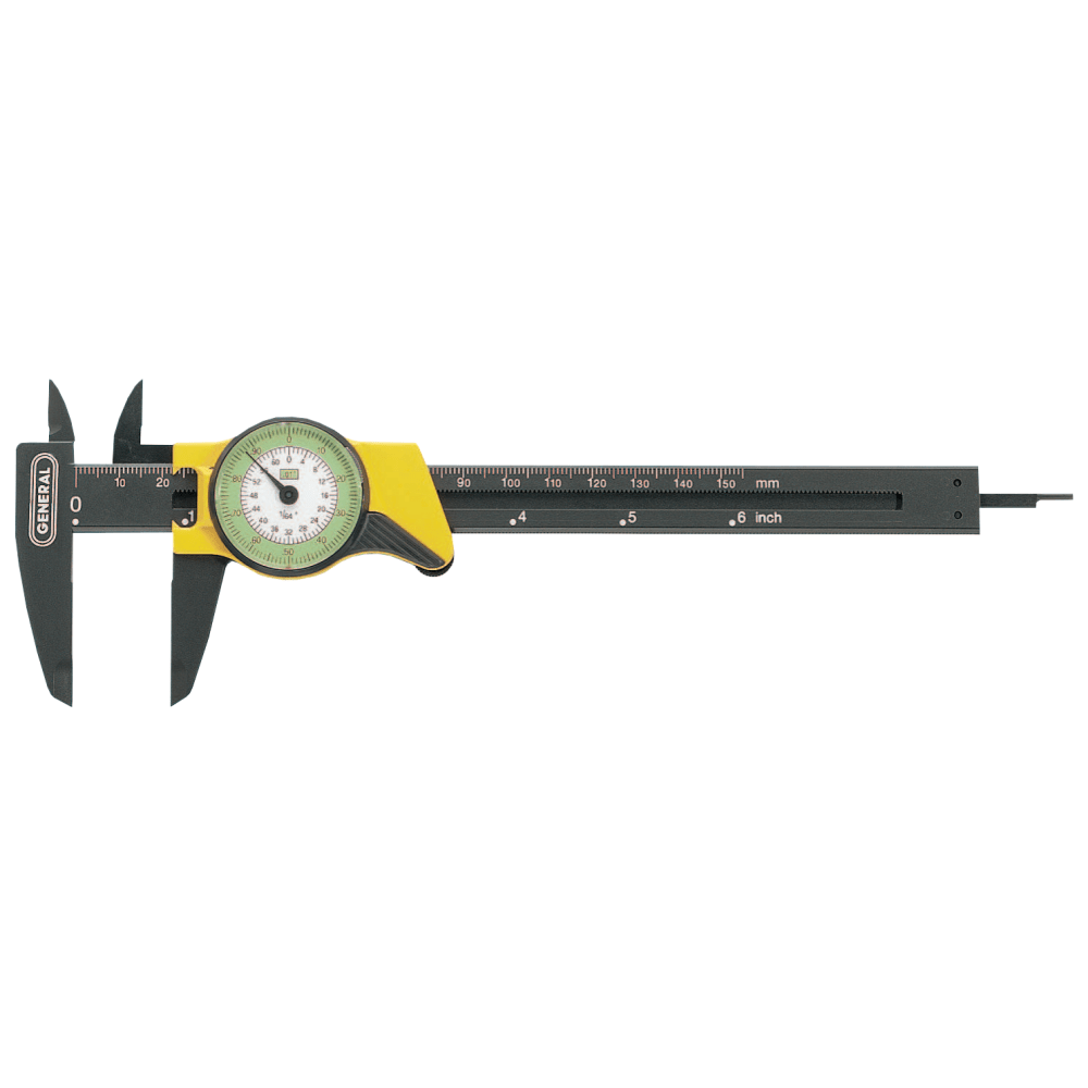 General Tools Dial Calipers, 0 in 6 in