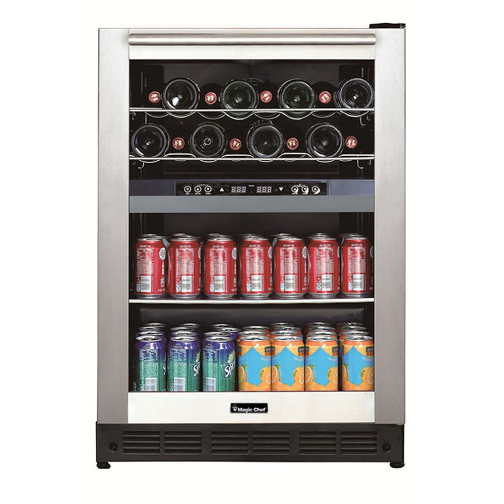 Magic Chef® Dual-Zone Built-In Wine And Beverage Center,