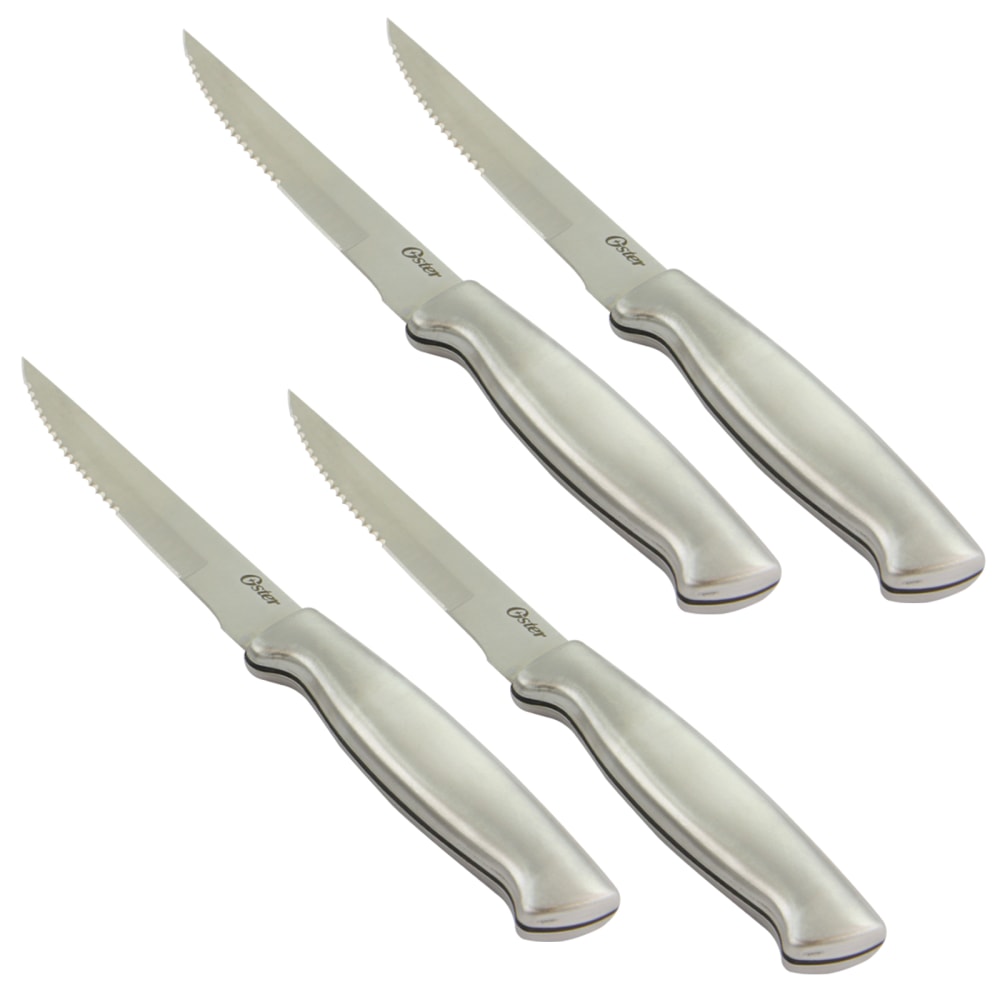 Oster Baldwyn 4-Piece Stainless-Steel Steak Knife Set,
