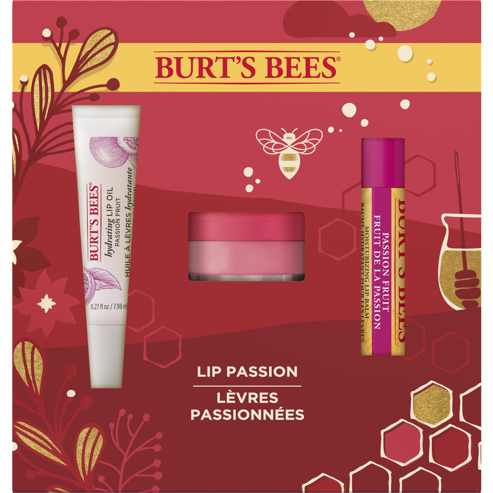 Burt&#x27;s Bees Lip Passion 3-Piece Gift Set