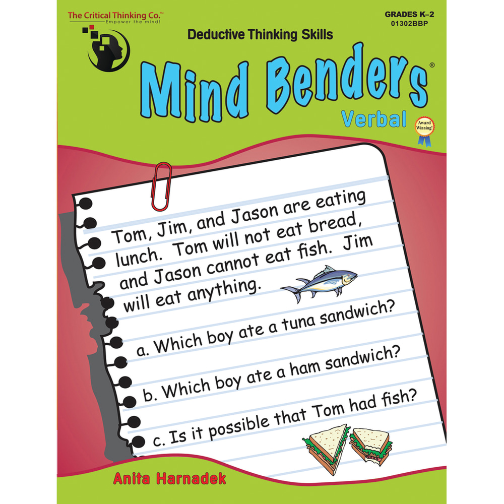The Critical Thinking Co.™ Mind Benders® Verbal, Grades