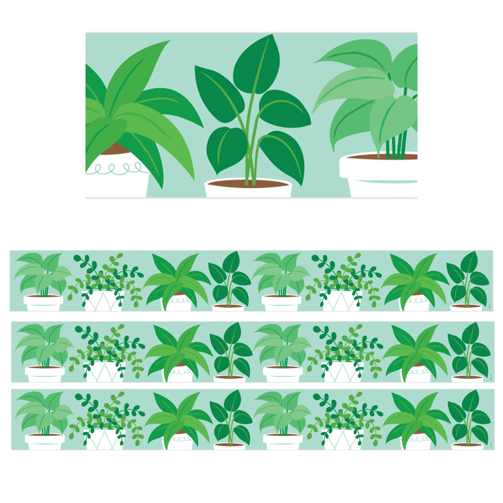 Creative Teaching Press® EZ Borders, Potted Plants, 48’