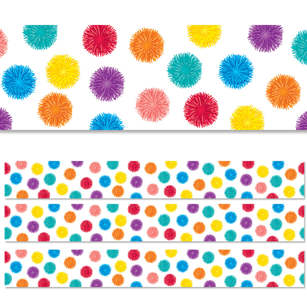 Creative Teaching Press® EZ Borders, Pom Dots, 48’