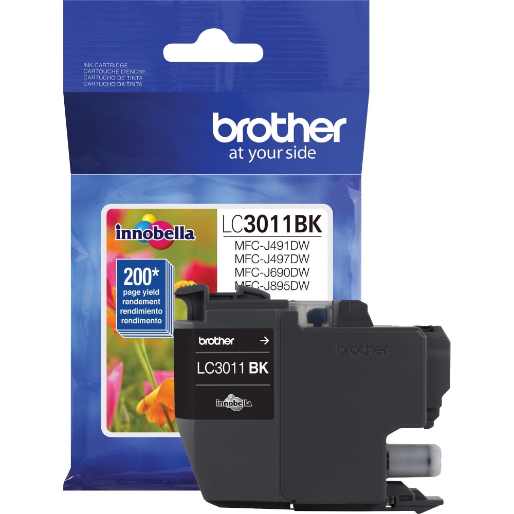 Brother LC3011BK Original Standard Yield Inkjet Ink Cartridge