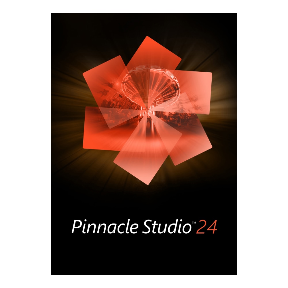 Corel® Pinnacle Studio 24, For Windows®, Disc/Product Key