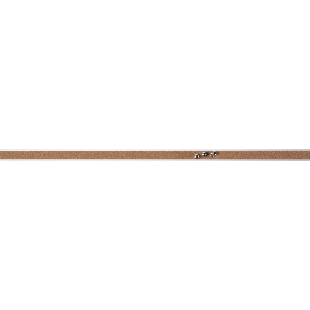 Lorell® Cork Strip Bulletin Bars, 1" x 48",