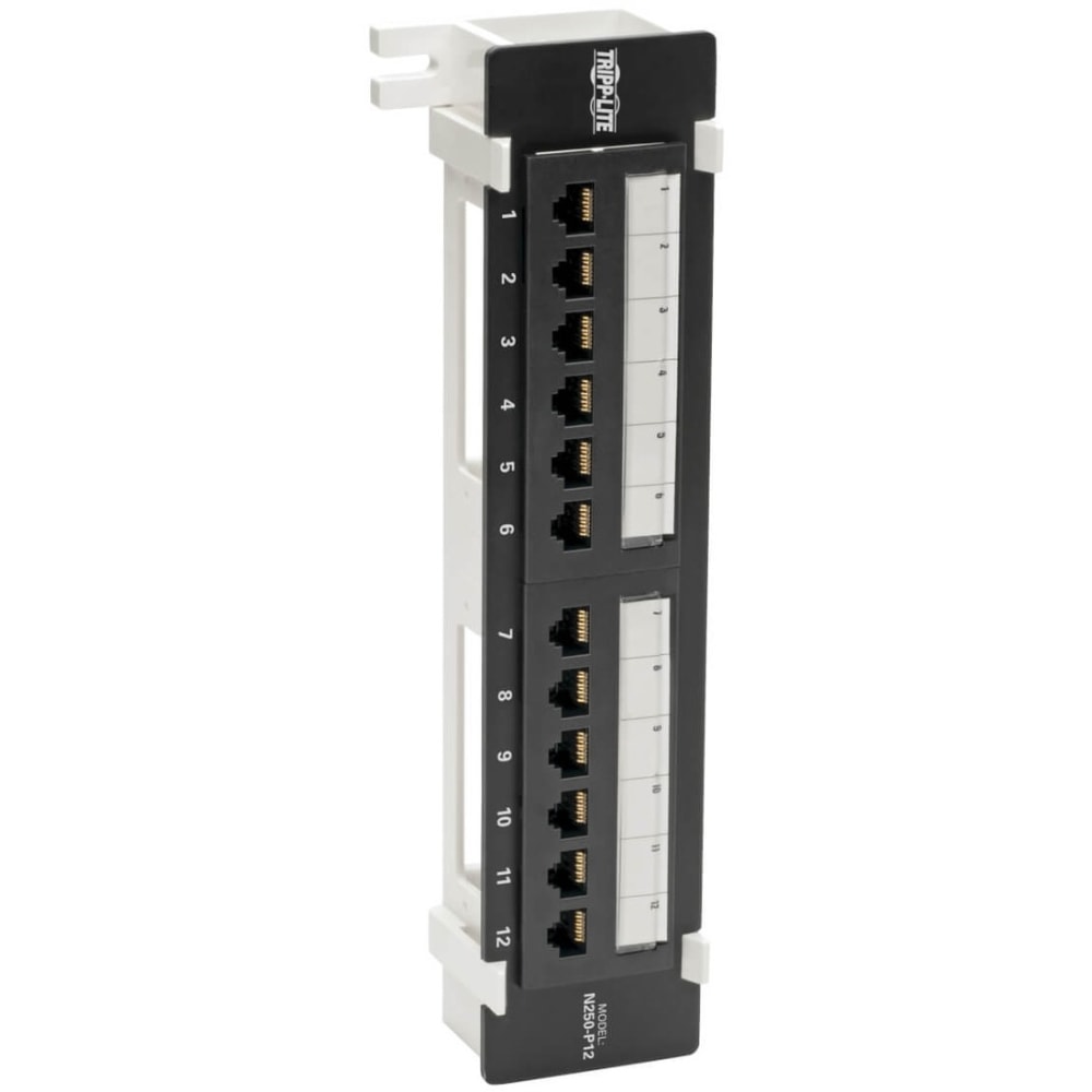 Eaton Tripp Lite Series Cat6 Wall-Mount 12-Port Patch