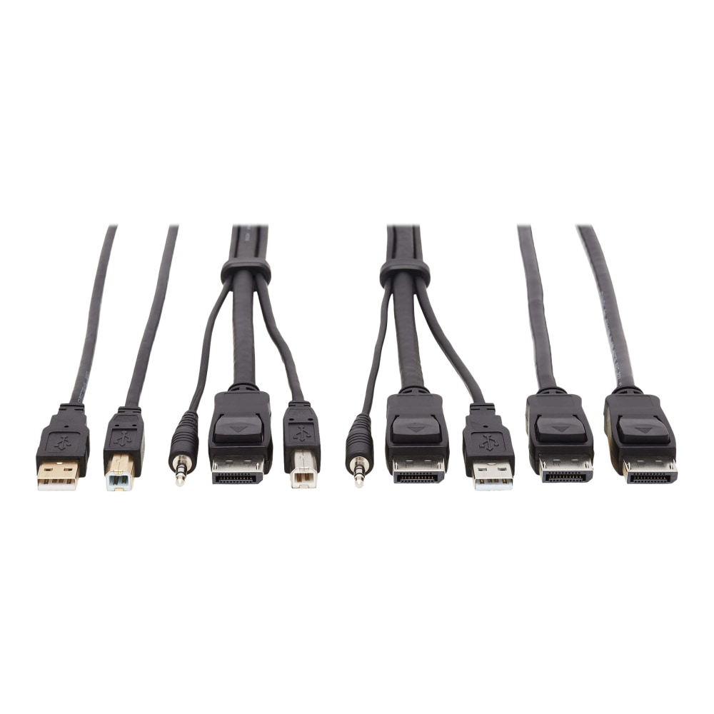 Tripp Lite DisplayPort KVM Cable Kit 4K USB