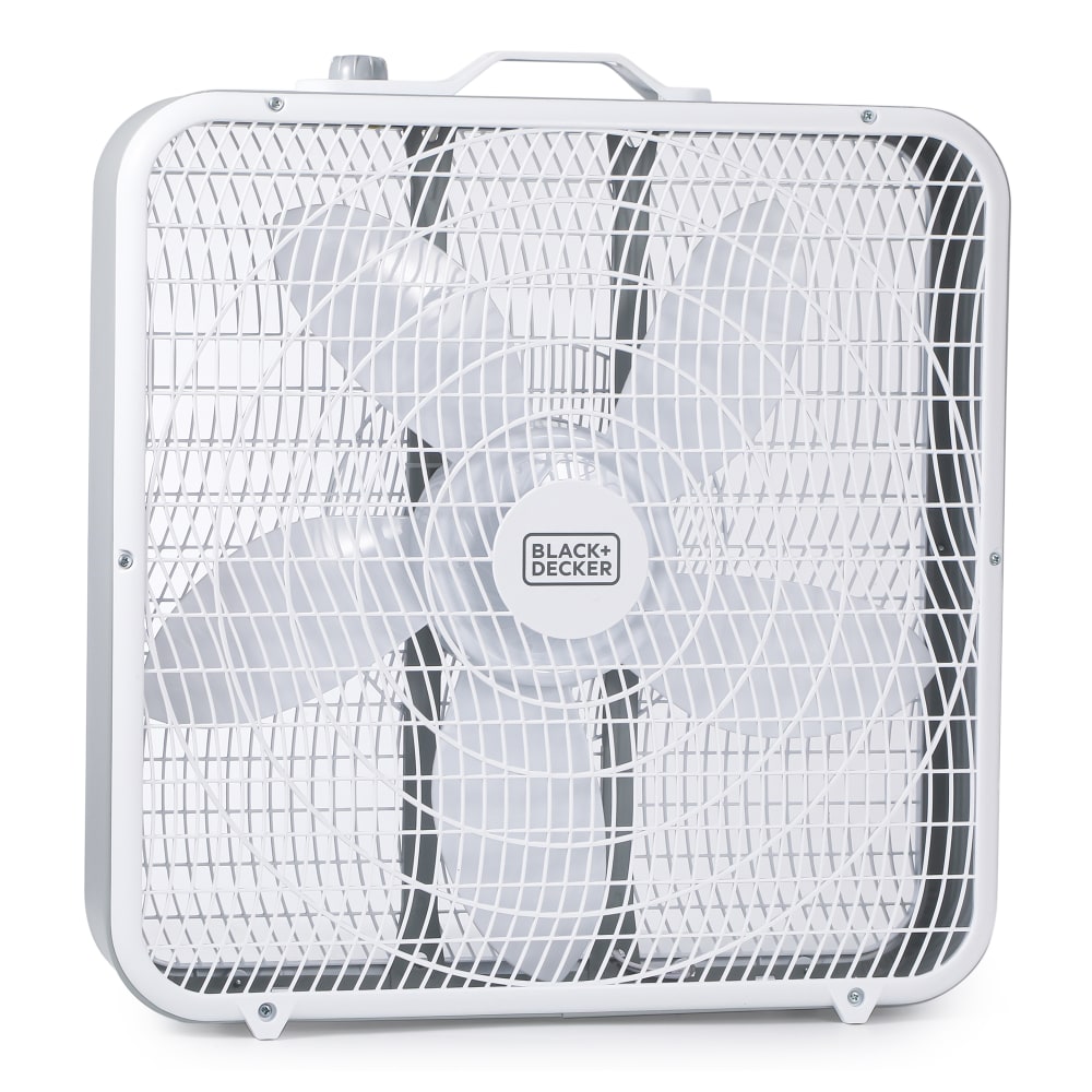 Black+Decker 3-Speed Portable Box Fan With Carrying Handle